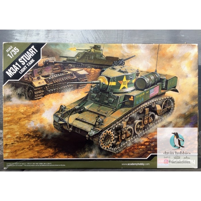 ✅COD Academy 1/35 M3A1 Stuart Light Tank Terbatas