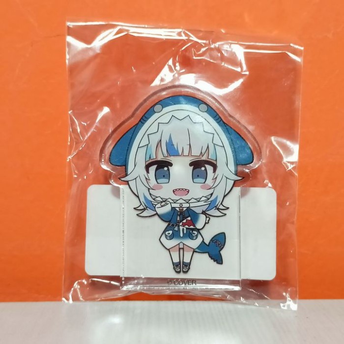 ✅Baru Gawr Gura Mini Acrylic Figure Hololive En X Tsukumo Holomyth Limited