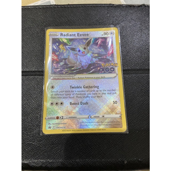 ✅COD Kartu Tcg En Pokemon Go Radiant Collection Eevee Shiny Terbaru