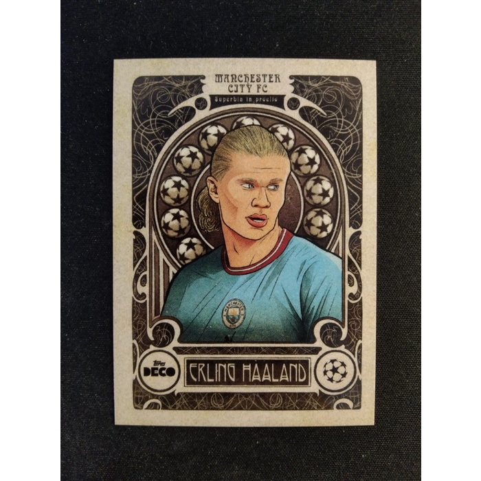 ✅COD Kartu Bola 2022 Topps Deco Artistry - Erling Haaland Terbaru