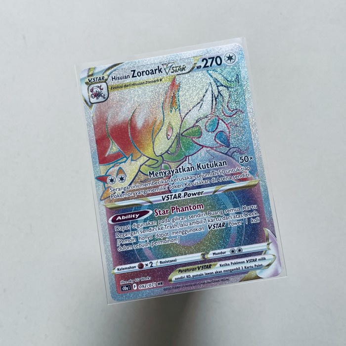 ✅COD Hisuian Zoroark Vstar Hr - Pokemon Indonesia Tcg Terbaru