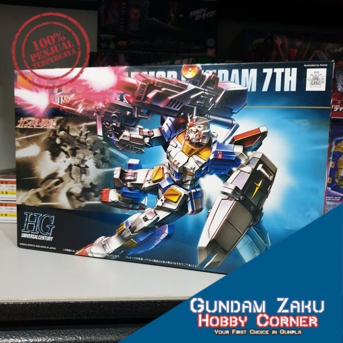 ✅Baru Hguc Full Armor Gundam 7Th Limited