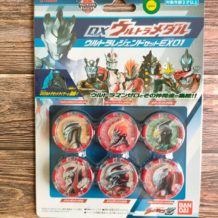✅Baru Bandai Ultraman Z Dx Ultra Medal Ultra Legend Set Ex 01 Diskon