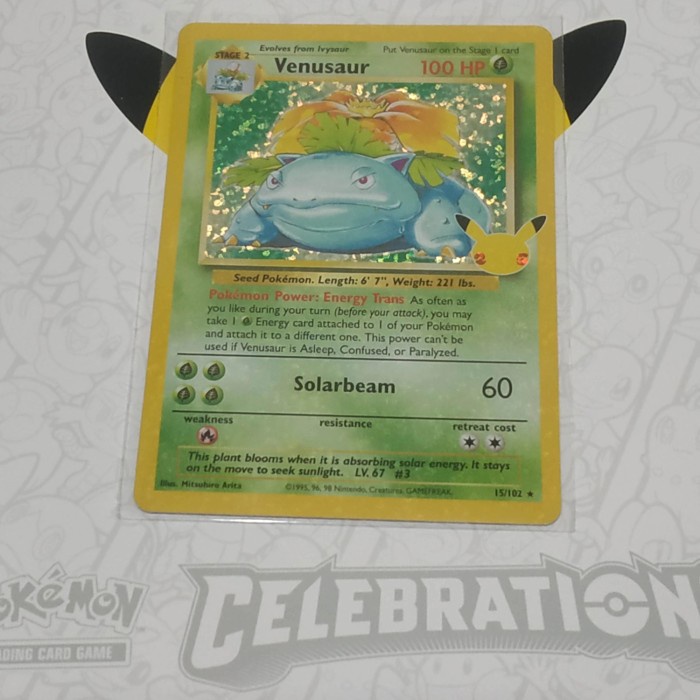 ✅COD Venusaur Celebrations 25Th Pokemon Tcg English Limited Terbatas