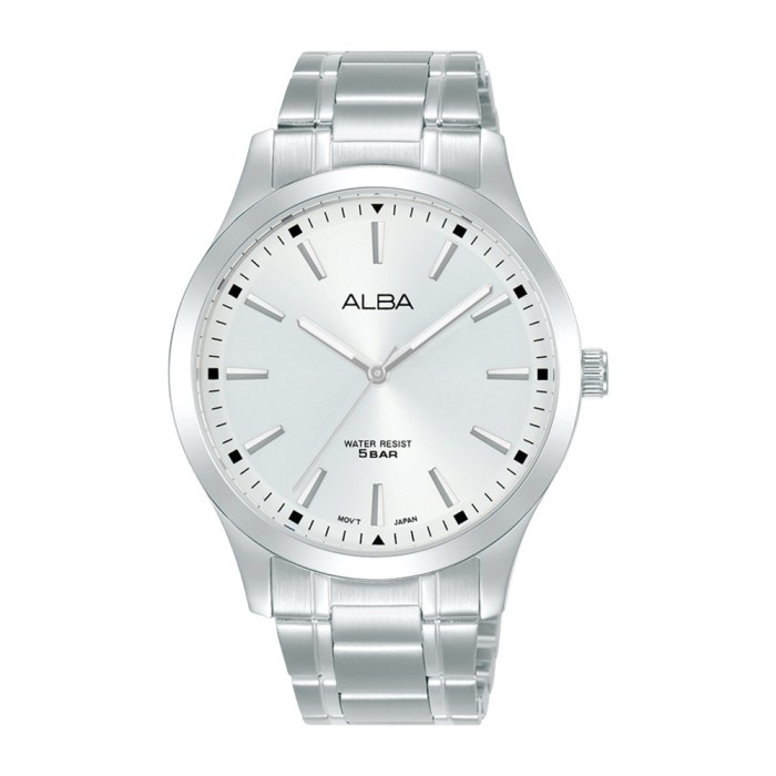 ✅New Ori Alba Arx017X1 Silver Dial Stainless Steel Jam Tangan Alba Arx017 Diskon