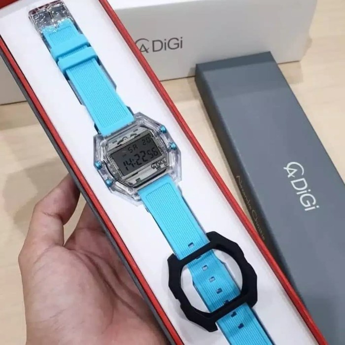 ✅New Ori Alexandre Christie Tali Karet Digital 9224 Biru Diskon