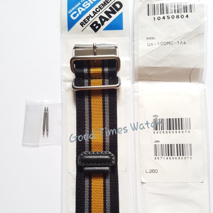 ✅New Ori Strap G-Shock Ga-100Mc-1A4 / Ga-100 / Casio Original Berkualitas