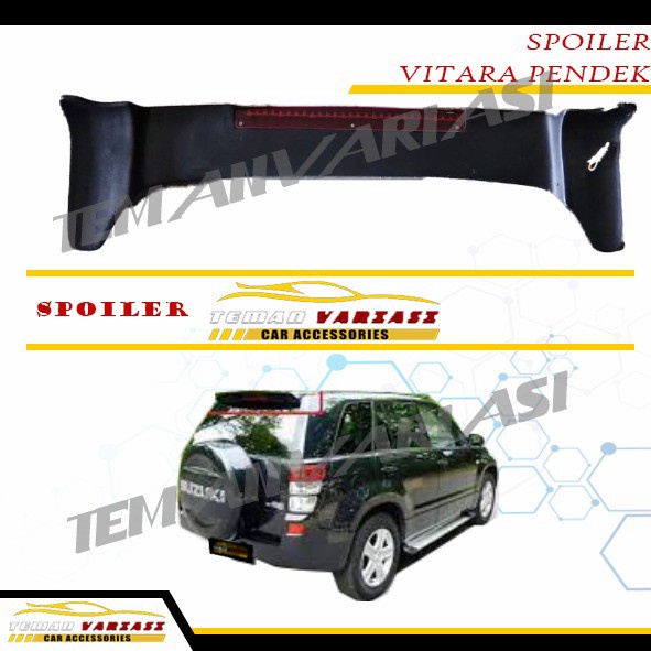 ✅Ready Spoiler Suzuki Vitara / Spoiler Vitara / Topi Belakang Vitara Pendek Limited