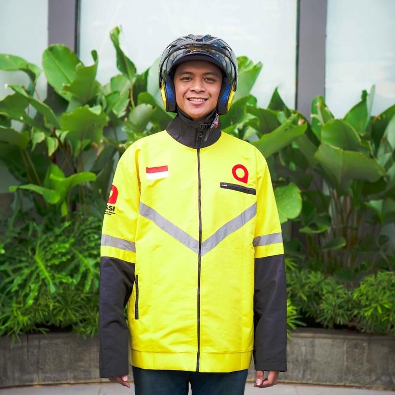Big Sale MAXIM - Helm dan Jaket (Maxim - Transportasi Online) laris