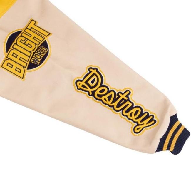 New Shining Bright Campus Varsity /Jaket Varsity Pria Wanita / Jaket