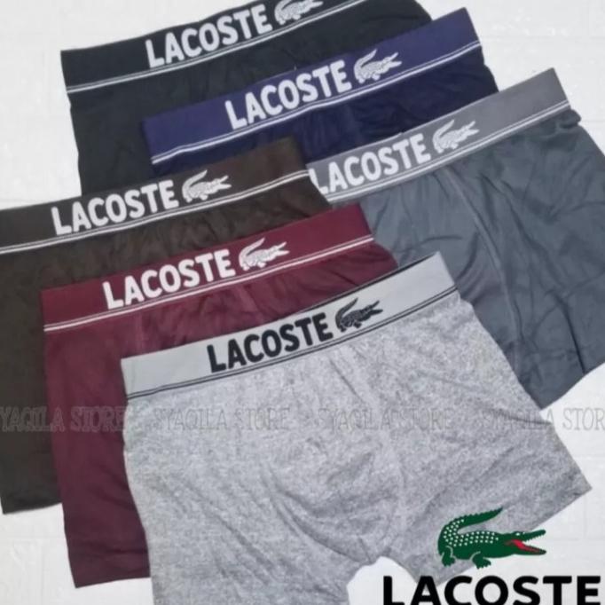 celana dalam boxer pria Lacoste Premium CD Pria 3pcs