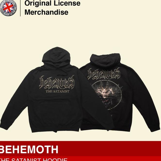 Jaket Hoodie Sweater Katun Pria Import Premium Behemoth The Satanist