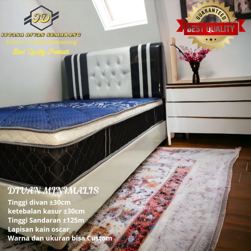 Divan Minimalis Dipan Minimalis Tempat Tidur Minimalis 180X200 Bahan Oscar