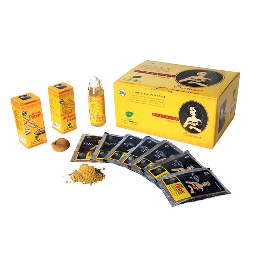 

Jamu IBOE 1 dos Paket Jamu Bersalin Exclusive (Jamu Melahirkan 40 Hari)