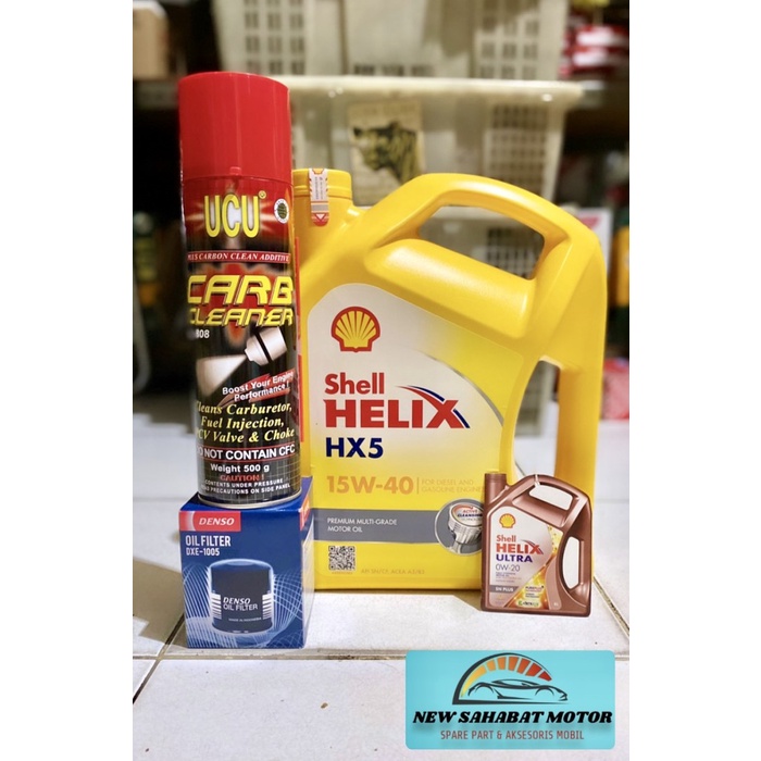 ✨Baru Paket Ganti Oli Shell Hx5 15 40 Honda Mobilio/ Paket Oli Shell Hx5 Limited