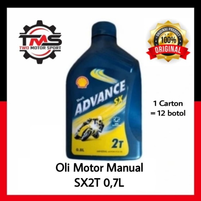 ✨Baru 1 Dus Oli 2T Oli Shell Advance Sx2T Oli Motor 2Tax Harga Grosir Berkualitas