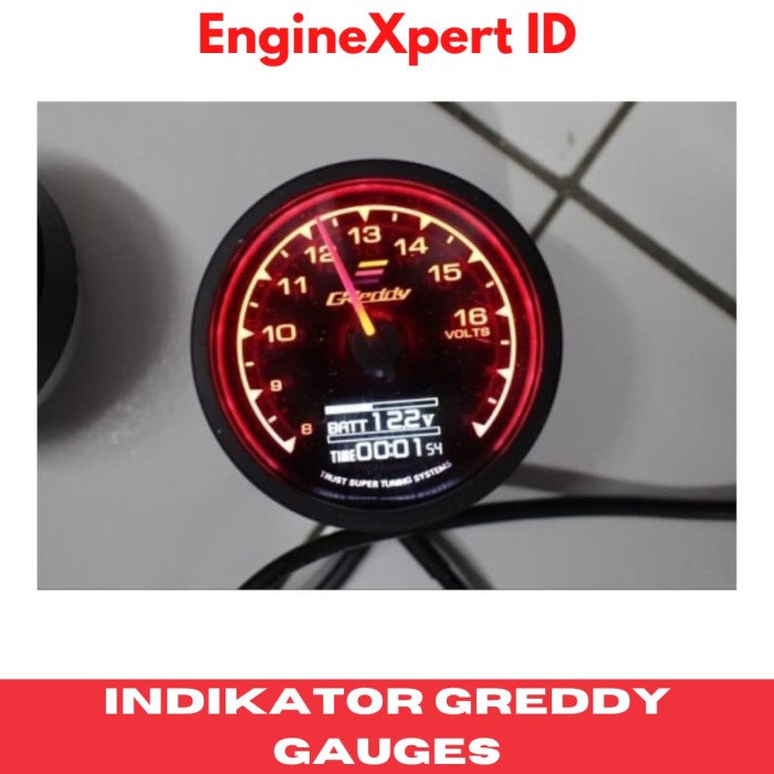 ✨COD Indikator Greddy Gauges Boost Turbo Terbaru
