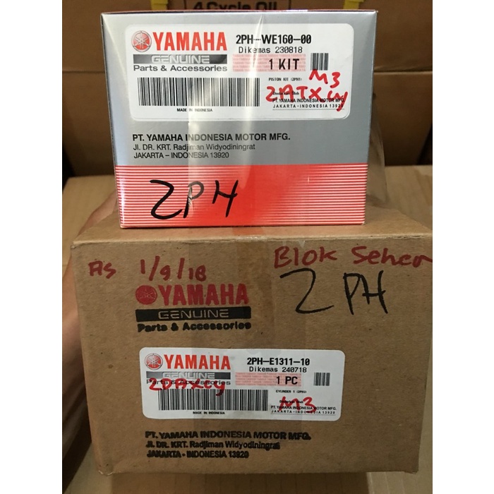 [Baru] Blok Seher Mio M3 1Set Original Yamaha 100 Terbaru
