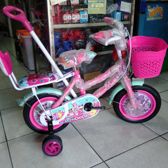 [Baru] Sepeda 12 Stir Mini Monchichi Terbatas