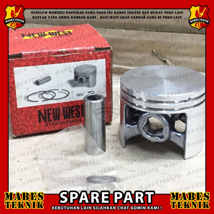 [COD] Piston Set Newwest / Piston Assy Stihl 044 Ms 440 Chainsaw Senso Diskon