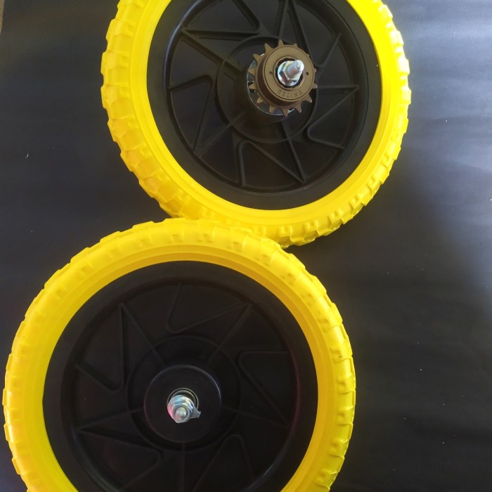 [Baru] Roda Sepeda Anak Ban Mati Ban Busa Sepeda 12 Diskon