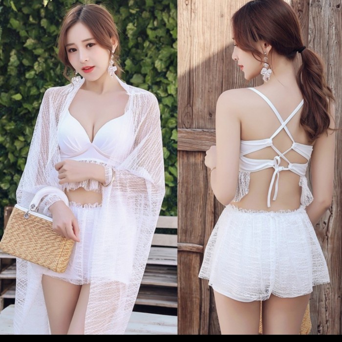 [COD] Bikini Pantai Set Gaya Korea Diskon