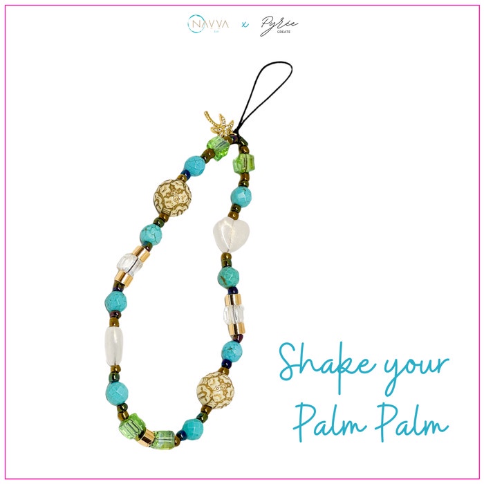[COD] Navva Beachwear X Pyree Shake Your Palm Palm Phone Charm Strap With Tu Berkualitas