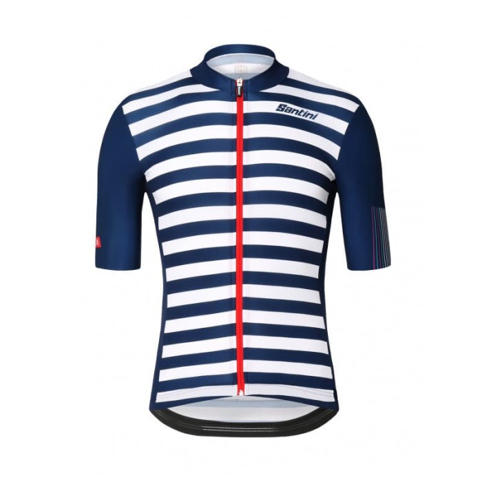 [COD] Malaga Bicycle Jersey Men - Blue/White Berkualitas