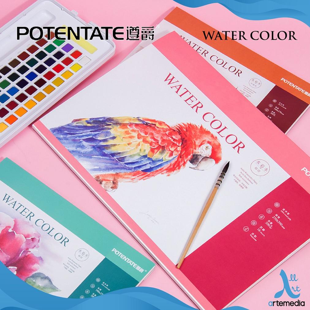

Baru - Watercolor Pad Potentate 13,5x19cm Watercolor Paper Block ,.