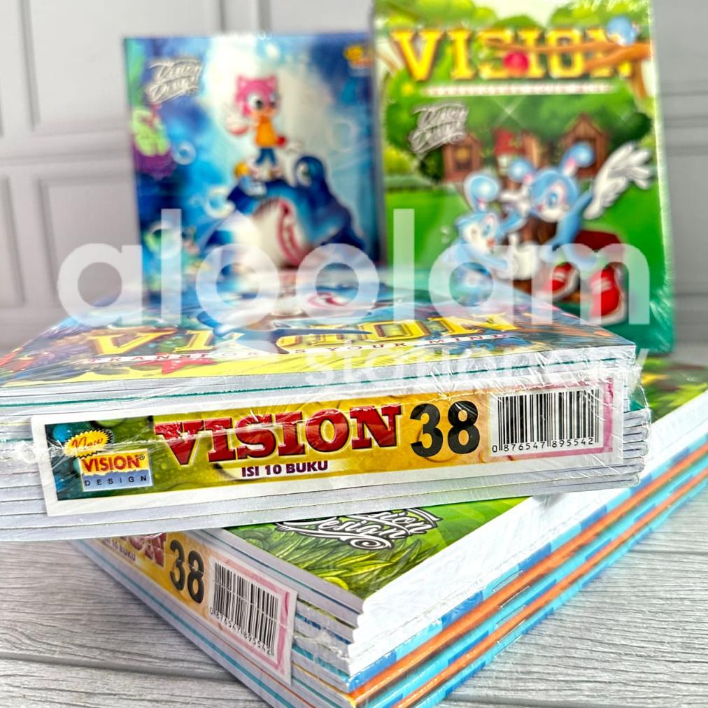 

Best - SATU PACK ( 10 PCS ) Buku Tulis Vision 38 !