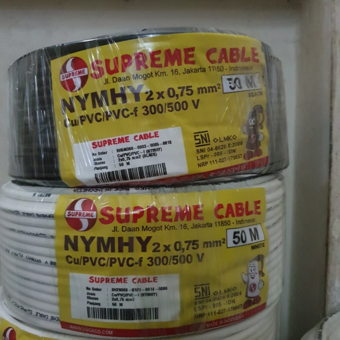 Nymhy/Nyyhy 2X0,75 Supreme