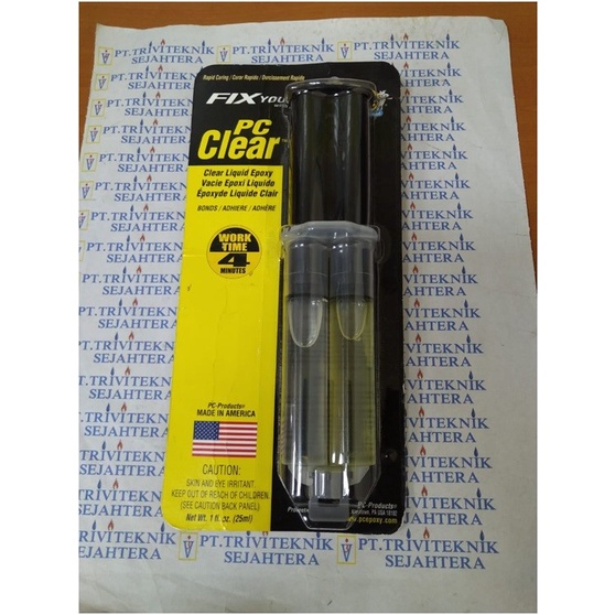 

Fix Pc Clear Syringe Glue Epoxy,Lem Perekat Epoksi Suntikan