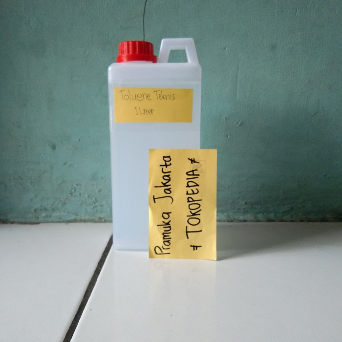 

Toluen 1Liter Toluena Solvent Pengencer Epoxy Pengencer Lem