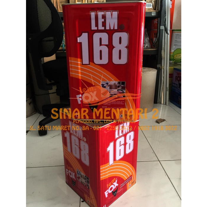 

Lem Kuning Fox 168 Polos (Blek 10Kg)