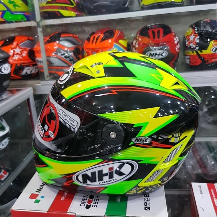 ✨Termurah Helm Nhk Gp Pro Race Motif Fluo Gppro Fullface Diskon