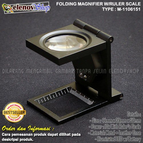 

Kaca pembesar Lipat plus LED untuk approving percetakan dan kain