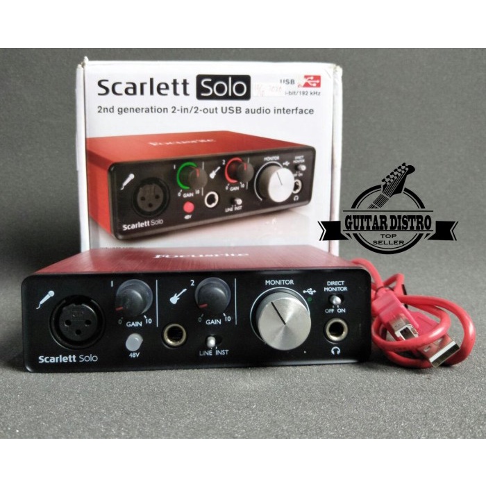 FOCUSRITE SCARLETT SOLO 2ND GEN BRAND NEW