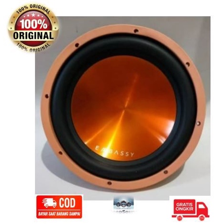 ✅Termurah Embassy Speaker 12 Inch Daya 1000 Watt Double Coil Subwoofer Original Berkualitas