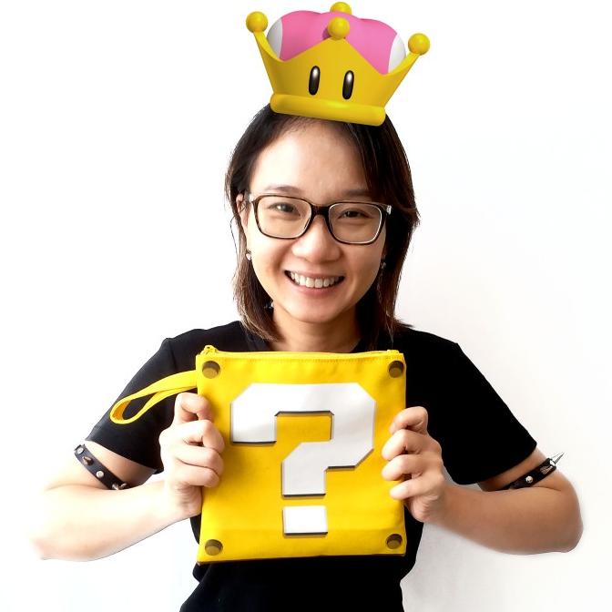 

Pouch Mario Bros Hampers Ulang Tahun Tempat Pensil Random Jamur Bunga