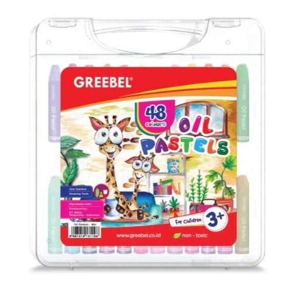 

Krayon Greebel Kids Oil Pastel Crayon 48 Color/ Warna