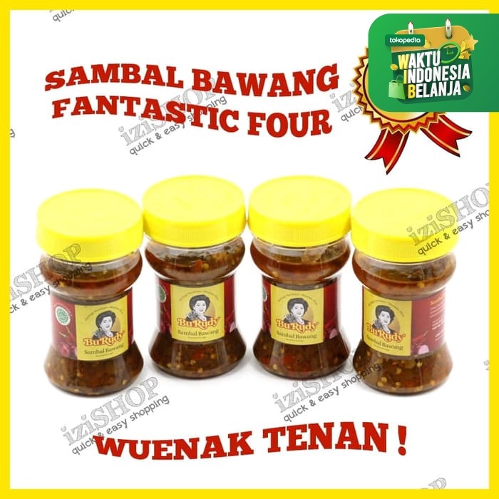 

[Fresh Dari Depot Bu Rudy] Paket Fantastic Four Sambal Bawang