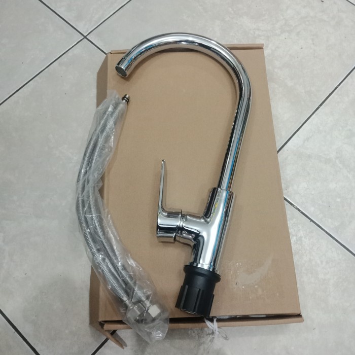 ✅Ready Kran Kitchen Sink Meja Panas Dingin/ Kran Angsa Meja Panas Dingin Berkualitas