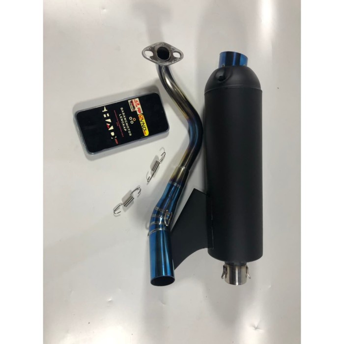 ✨Baru Knalpot Tsukigi Mio M3/Fino F3 Blue Knalpot Tsukigi Fino Mio Terbaru