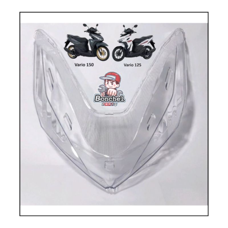 Kaca mika lampu Reflektor depan Stanley K59-A10 Vario 125 150 led old 2015-2018