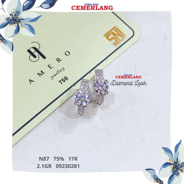 ✨Termurah Anting Amero 750 17K 2.10 09230281 Terbaru