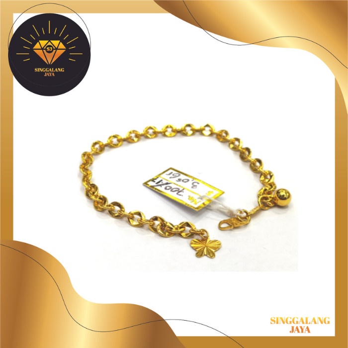 ✨Sale Gelang Wanita Emas 17K Model /Gelang Emas Gold Terbaru Terbaru