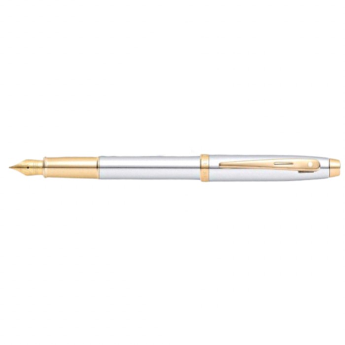 

Sheaffer Sgc100 - 9340 Brushed Chrome With 22K Gold Fountain Pen