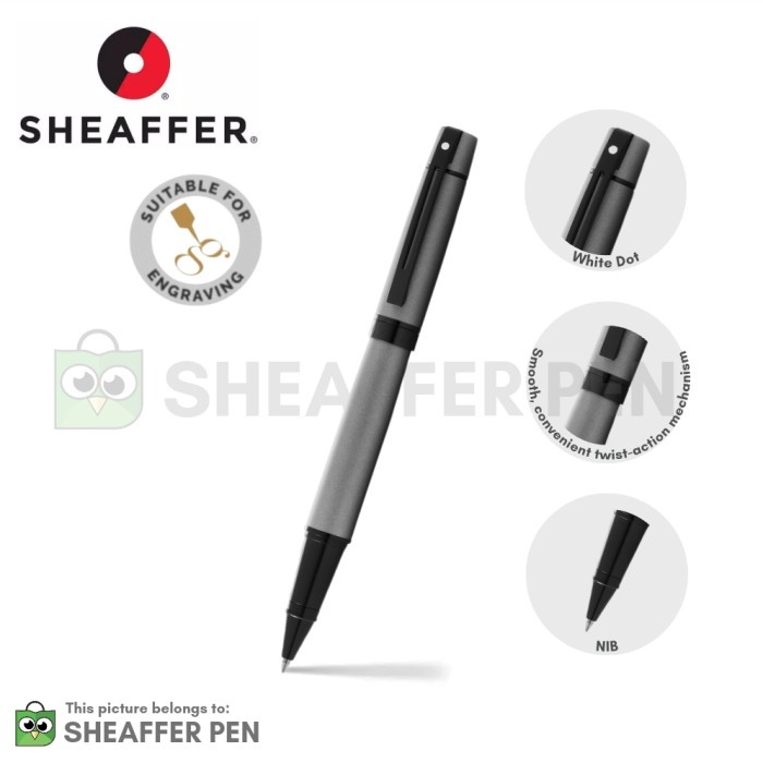 

✨Sale Sheaffer® 300 Matte Gray Lacquer Rollerball Pen Berkualitas