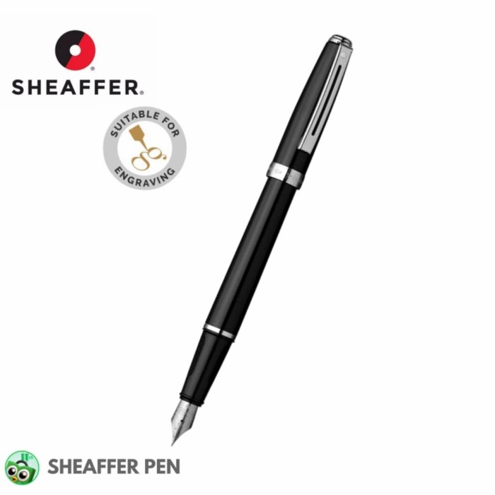 

✨Sale Sheaffer® Prelude Black Laque Featuring Nickle Plated Fountain Pen Diskon