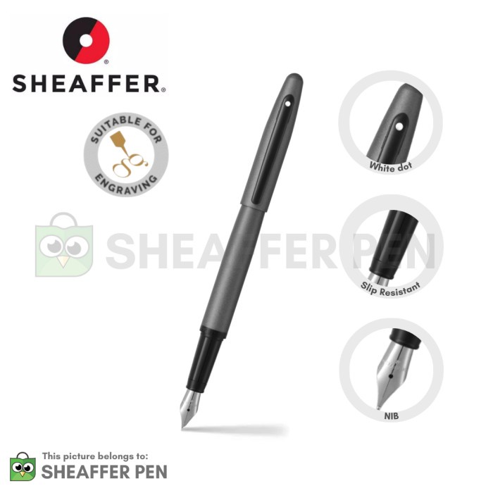 

✨Sale Sheaffer Vfm Matte Gun Metal Fountain Pen Limited